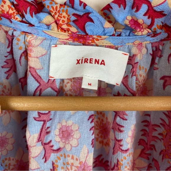 Xirena Bex Floral Ruffle Sleeve Top - Picture 3 of 6